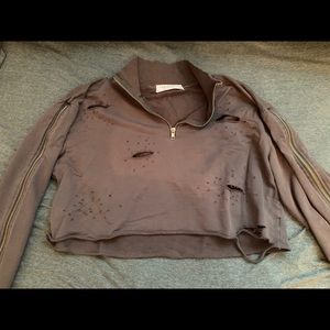 Emma and Sam Cropped Sweatshirt